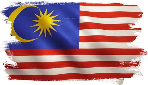 Malaysia Flag Stock Illustration