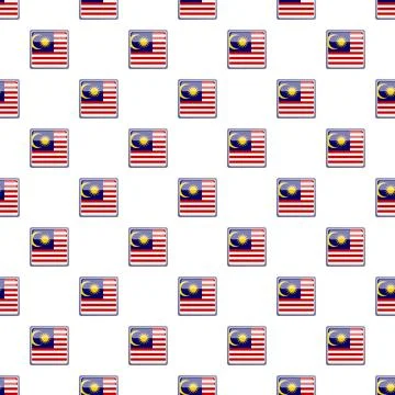 Malaysia flag pattern background, national symbol concept イラスト素材