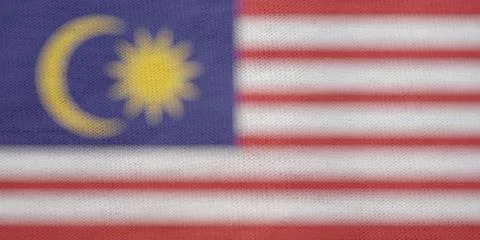 Malaysia flag texture as a background Stock Photos