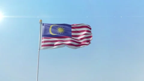 Malaysia flag zoom alpha sky