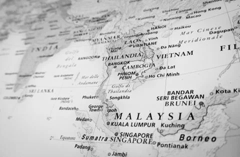 Malaysia: geographical view Stock Photos