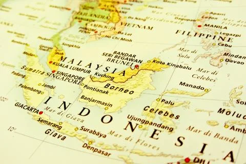 Malaysia: geographical view Stock Photos