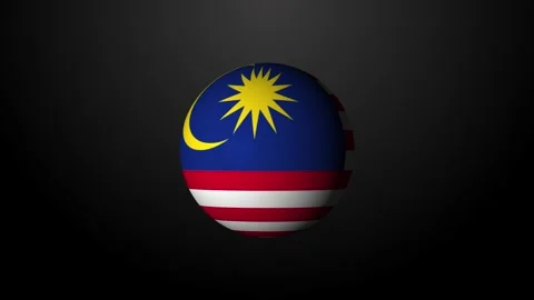 Malaysia icon animation Stock Footage 312262886