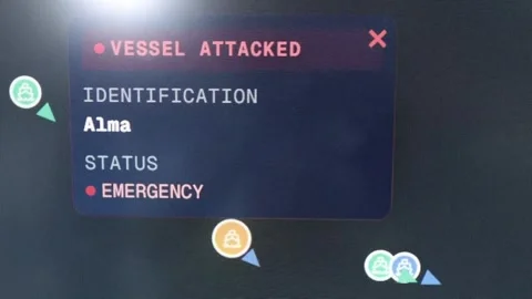 Malaysia: Malaysian command center on high alert over Israeli attack on G... Stock Footage 320875038