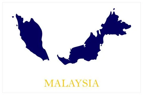 Malaysia maps vector Stock Illustration