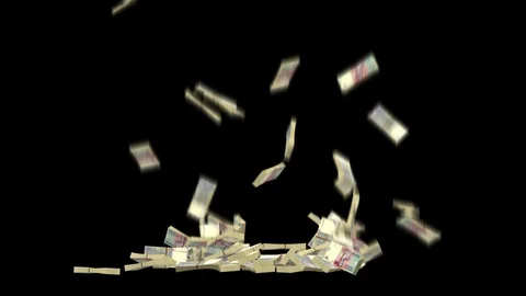 Malaysia Money Falling  Down  Stock Footage 106486187