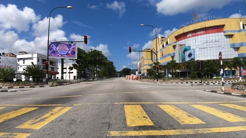 Malaysia MOvement Control Order Video stock 127734209