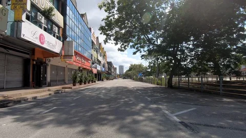 Malaysia MOvement Control Order Stock Footage 129713444