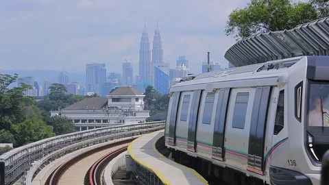 MALAYSIA MRT TRAIN Stock Footage 76506961
