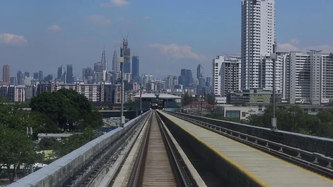 MALAYSIA MRT TRAIN Stock Footage 80856969