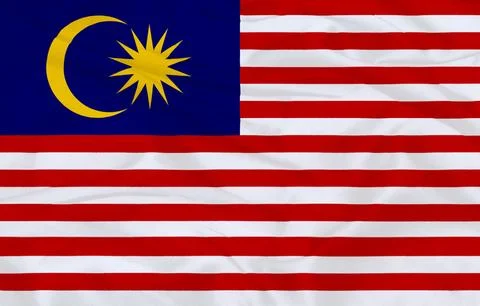 Malaysia National Flag Stock Illustration