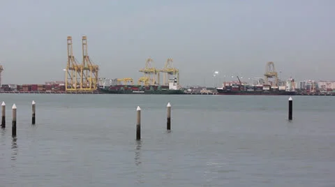 Malaysia port Video stock 24866631