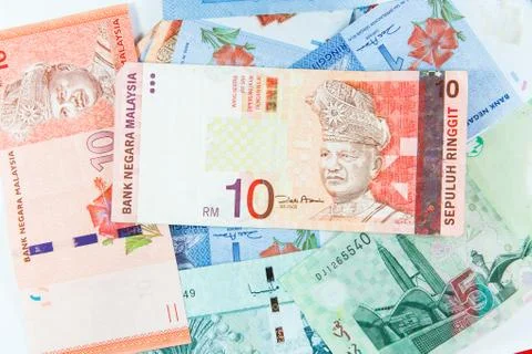 Malaysia ringgit note Foto stock