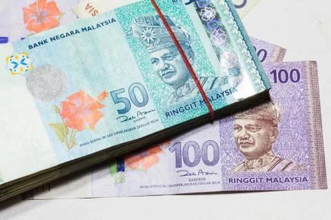 Malaysia Ringgit Note Stock Photos