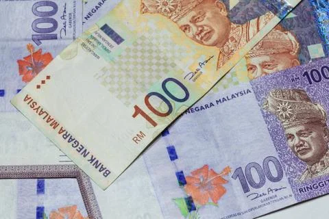 Malaysia Ringgit Note Stock Photos