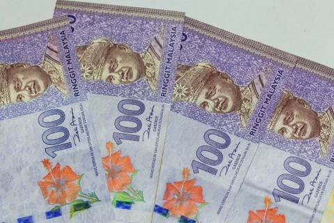 Malaysia Ringgit Note Stock Photos