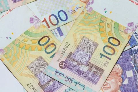 Malaysia Ringgit Note Stock Photos