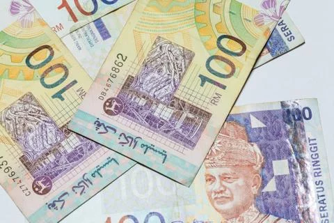 Malaysia Ringgit Note Stock Photos