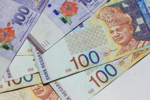 Malaysia Ringgit Note Stock Photos