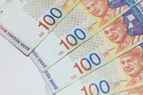 Malaysia Ringgit Note Stock Photos