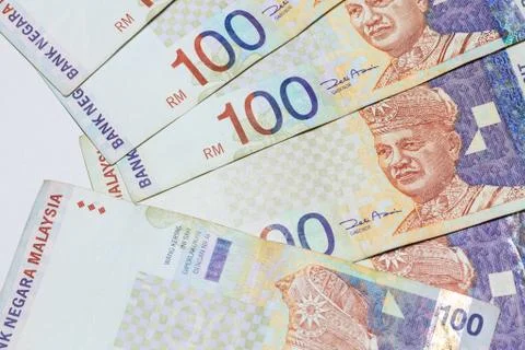 Malaysia Ringgit Note Stock Photos