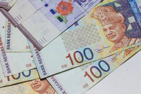 Malaysia Ringgit Note Stock Photos