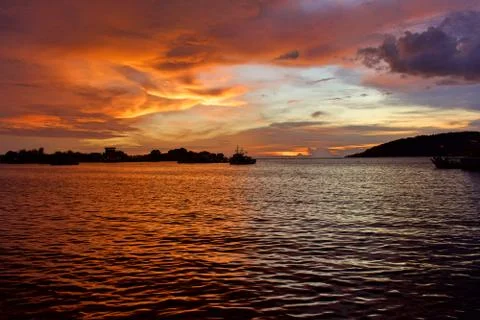 Malaysia Sunset Stock Photos