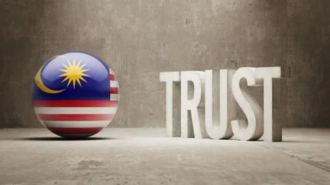 Malaysia. Trust Concept Stock Illustration