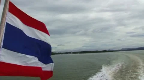 Malaysian flag Stock Footage 10725020