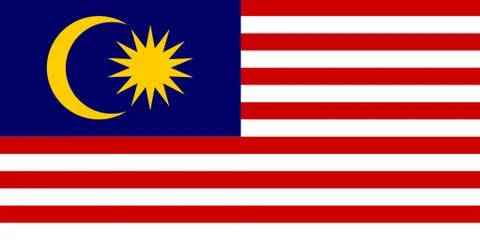 Malaysian flag Stock Photos