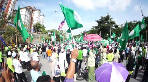 Malaysian general election Stock Footage 32325737