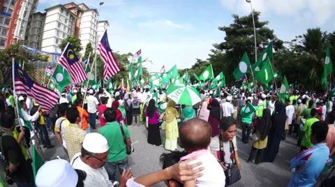 Malaysian general election Stock Footage 32325757