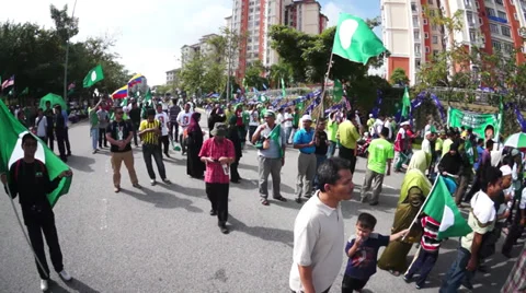 Malaysian general election Stock Footage 32325776