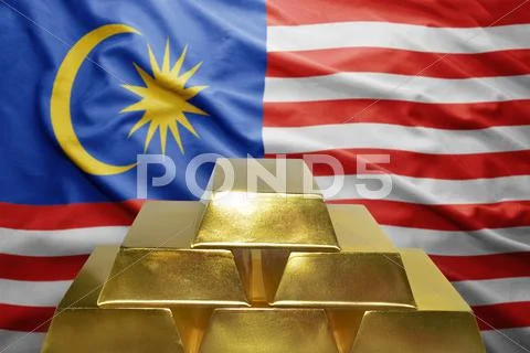 Malaysian gold reserves Stock Photos