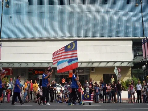 Malaysian independence day Stock Footage 115134876