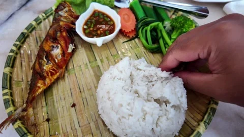 A Malaysian Meal Experience Stock Footage 327573986