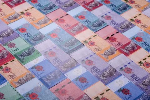 Malaysian ringgit banknotes as a tool for trade and financial transactions... Stock Photos