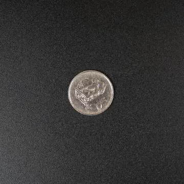 A Malaysian Ringgit coin. Stock Photos