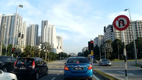 Malaysian Road Driving Hyperlapse Stock Footage 118367804