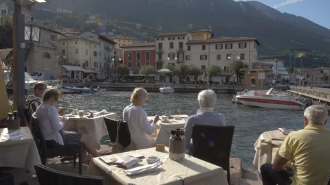 Malcesine, Lake Garda Stock Footage 124393522