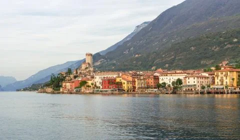 Malcesine at Lake Garda Stock Photos