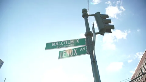 Malcolm X Boulevard New York City Stock Footage 170909700