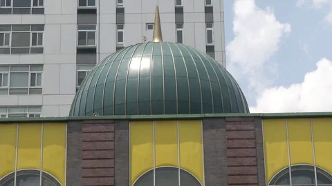 MALCOLM X MOSQUE IN NYC HARLEM Stock Footage 81382130