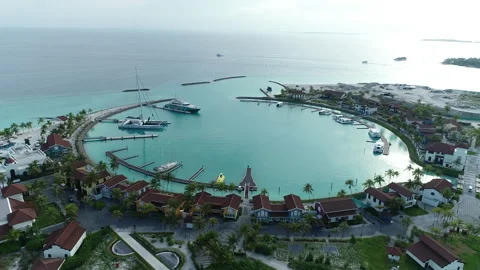 Maldives, the bay Stock Footage 162625863