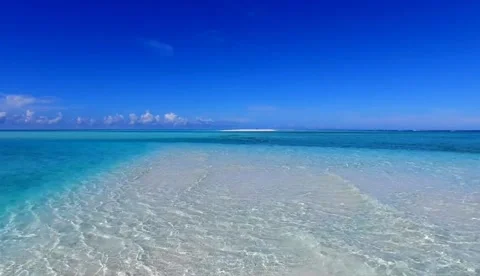 Maldives beautiful beach background white sandy tropical paradise island wit Video stock 282926251