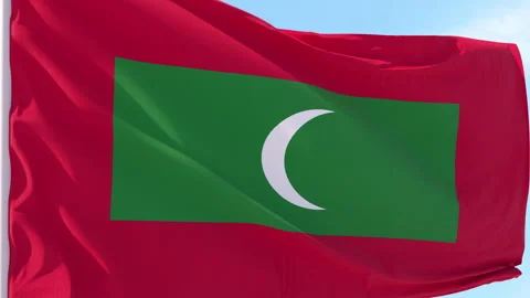 AUFNÄHER Patch FLAGGE flag Fahne Malediven Maldives mi 4,5x3 cm aufbügelbar 
