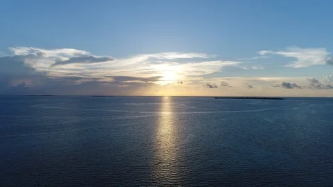 Maldives: Flying in the clouds Part X Stock Footage 106751319