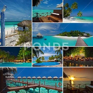 The Maldives Stock Photos