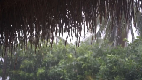 Maldives rain 2 mp4 스톡 동영상 107552252