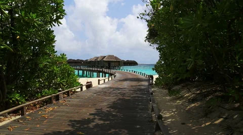 Maldives resort Video stock 42136952